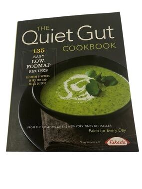 The Quiet Gut Cookbook - Green Cover - Paleo Health Lifestyle Soft Cover Good
